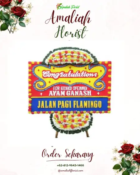 Sewa Papan Bunga Gedung Gumanti